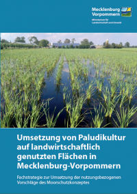 Cover "Landestrategie Paludikultur für MV" 2017