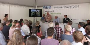 Fachforum zu Moor auf der Woche der Umwelt 2016 im Schloss Bellevue (Foto: S. Abel)