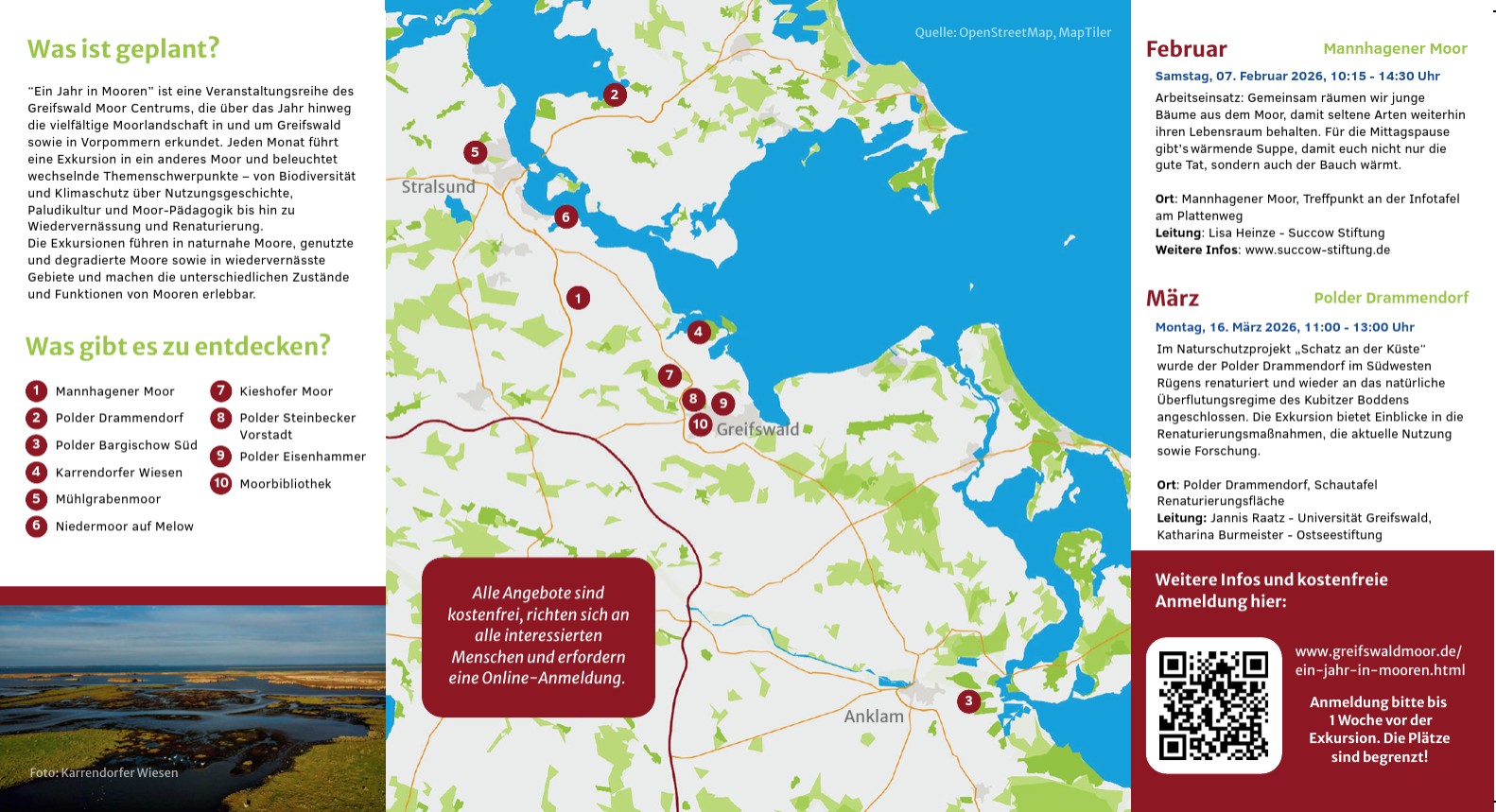 Moor-Exkursionen in Greifswald und Umgebung - Flyerseite 2